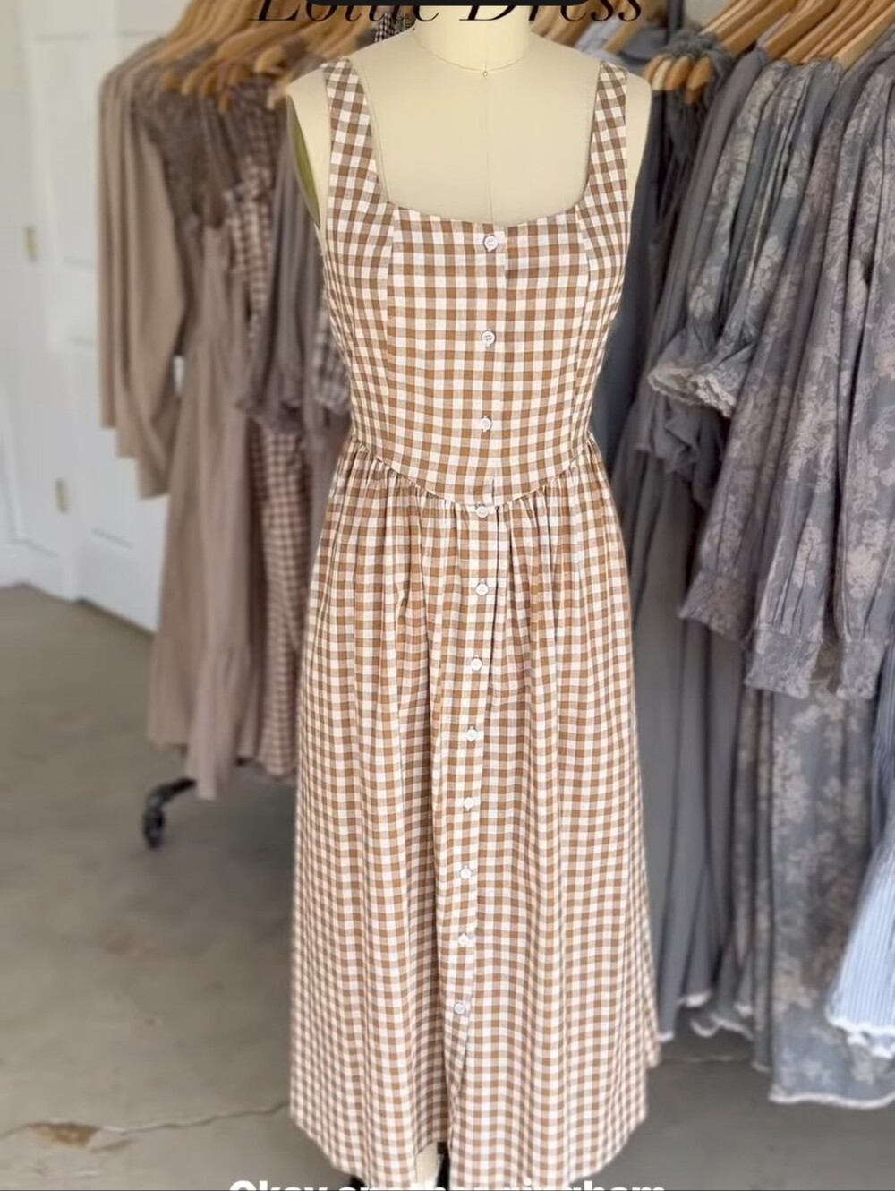 Neuflora Lottie gingham dress